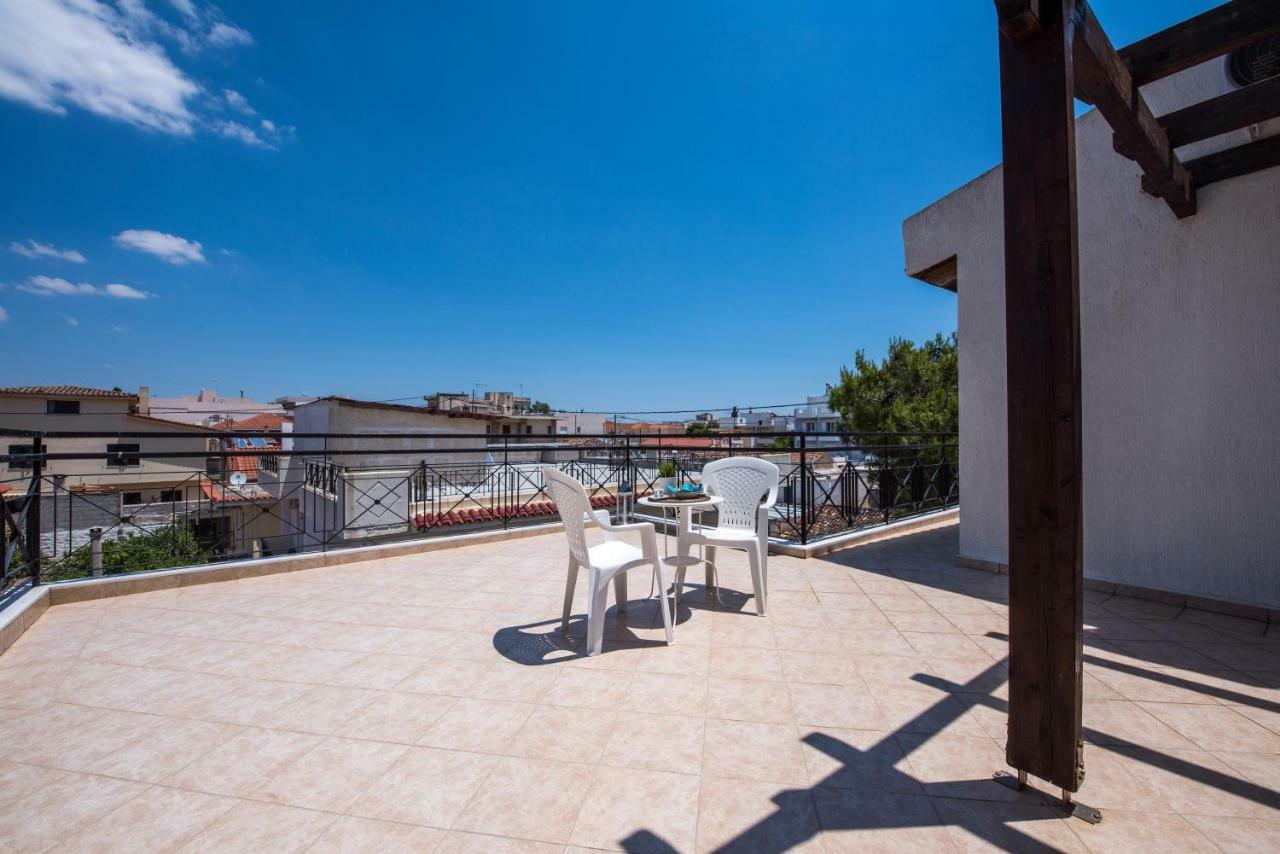 Top Floor Modern Studio In Central Koropi Apartman Kültér fotó